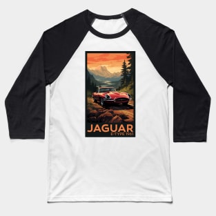 Jaguar E-Type Series 1 Baseball T-Shirt